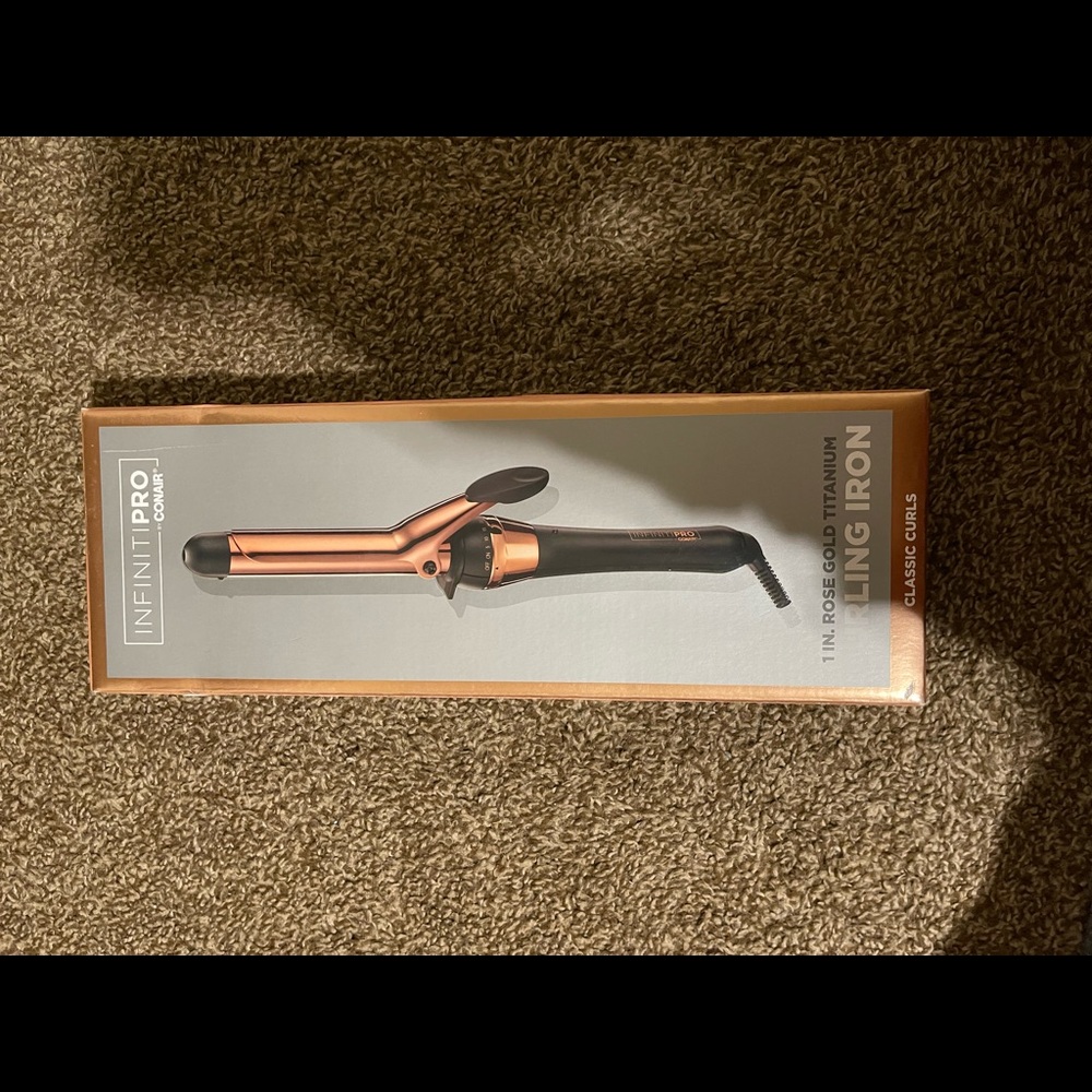 1 inch Golden Curling Iron